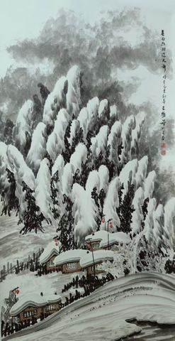长白山村过大年